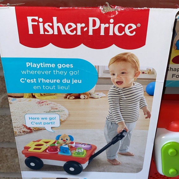 Fisher-Price Laugh & Learn Pull & Play Learning Wagon Toy - Picture 4 of 11